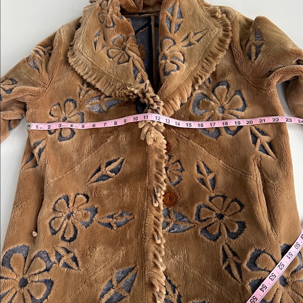 Vintage Zuki Sheared Beaver 3/4 Coat REVERSIBLE Size M - Picture 12 of 13